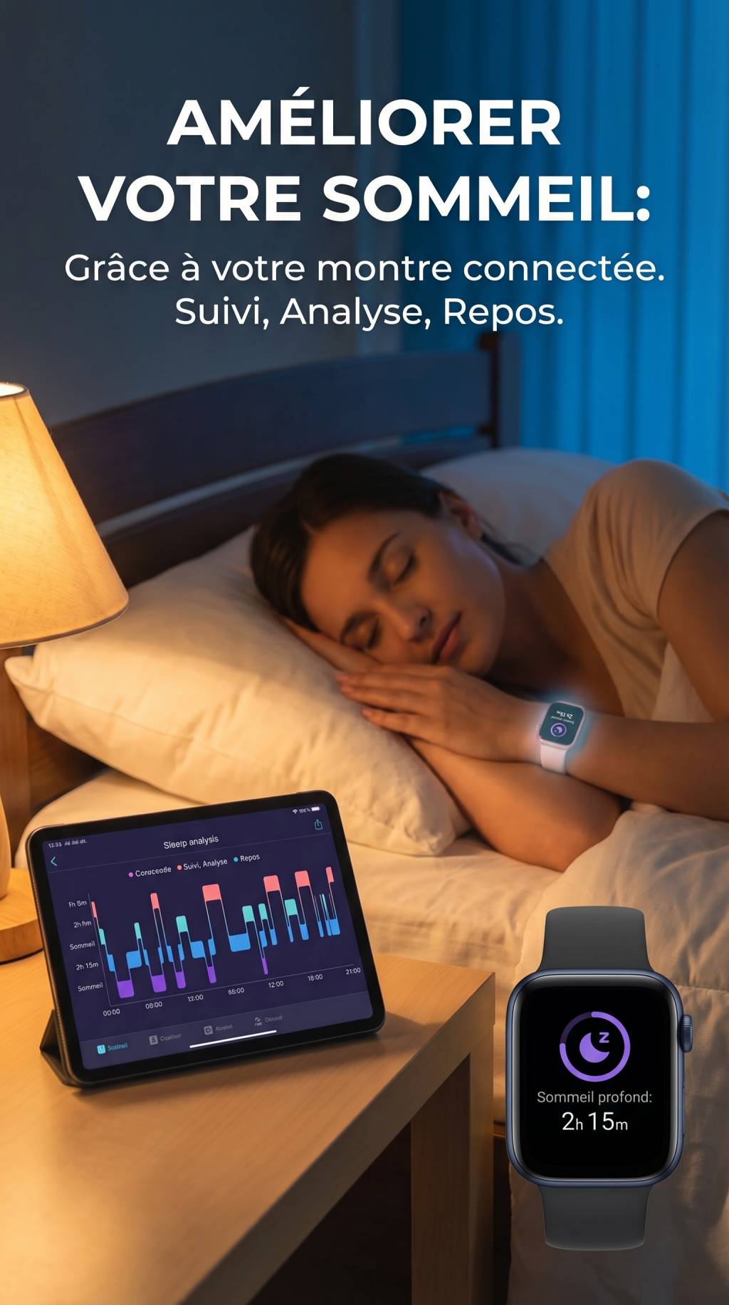 Améliorer son sommeil grâce à une montre connectée
