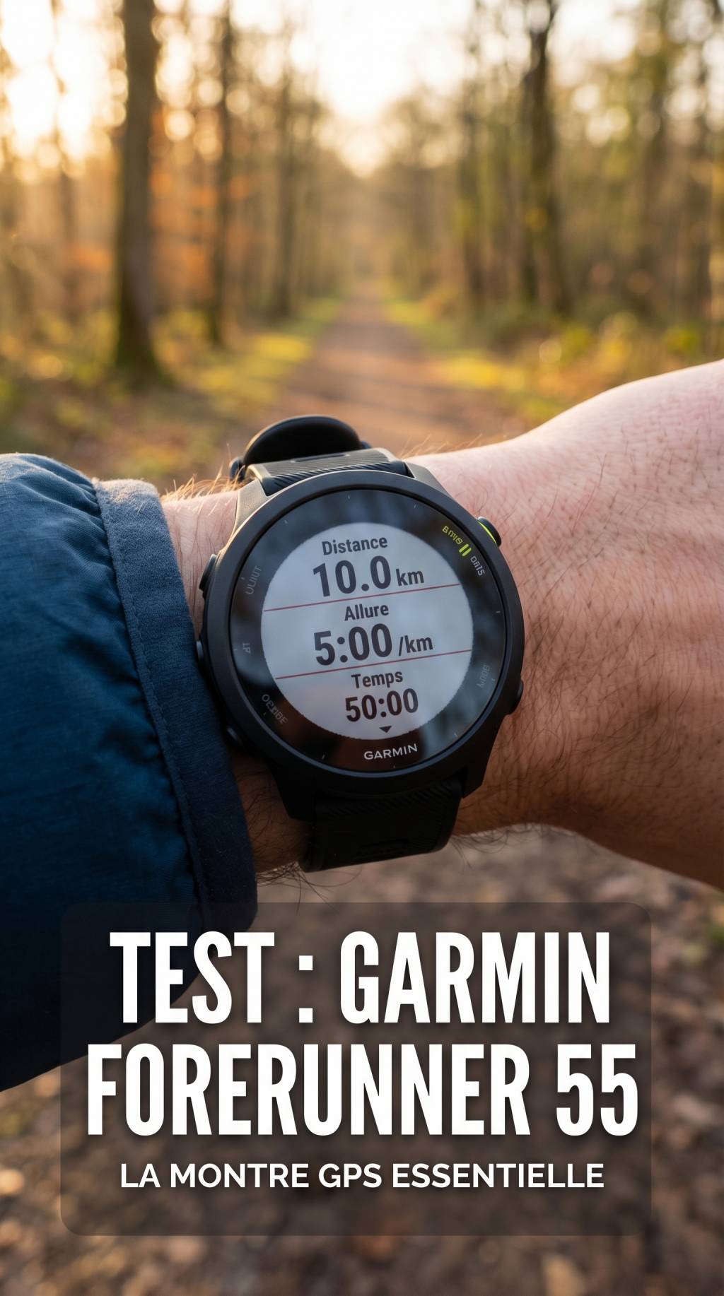 Avis Garmin Forerunner 55