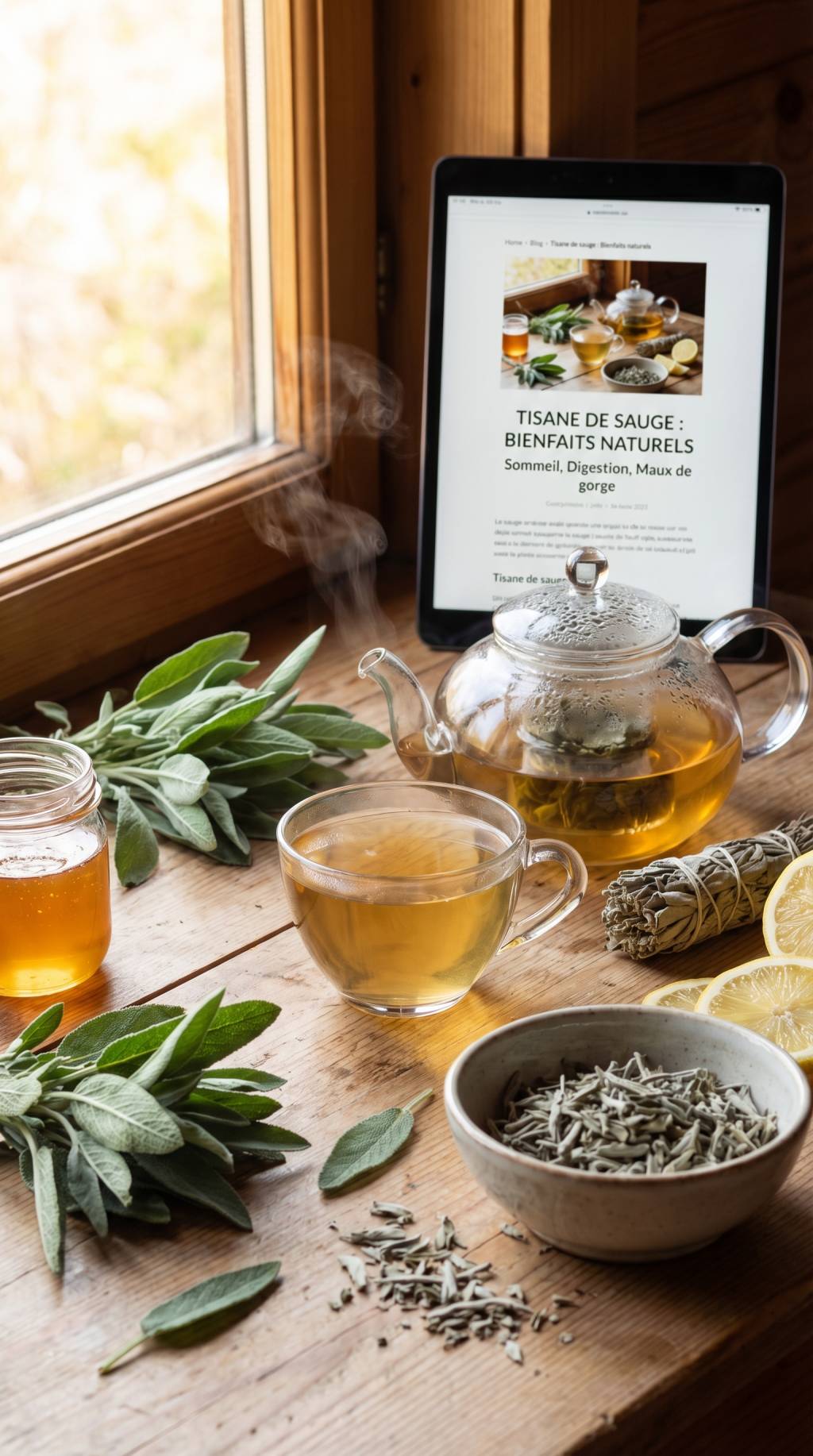 Tisane de sauge bienfaits