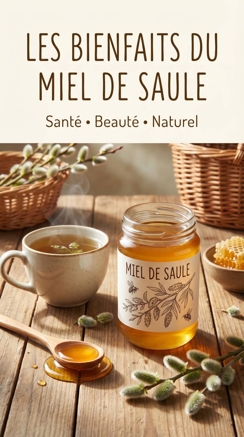 Les bienfaits du miel de saule