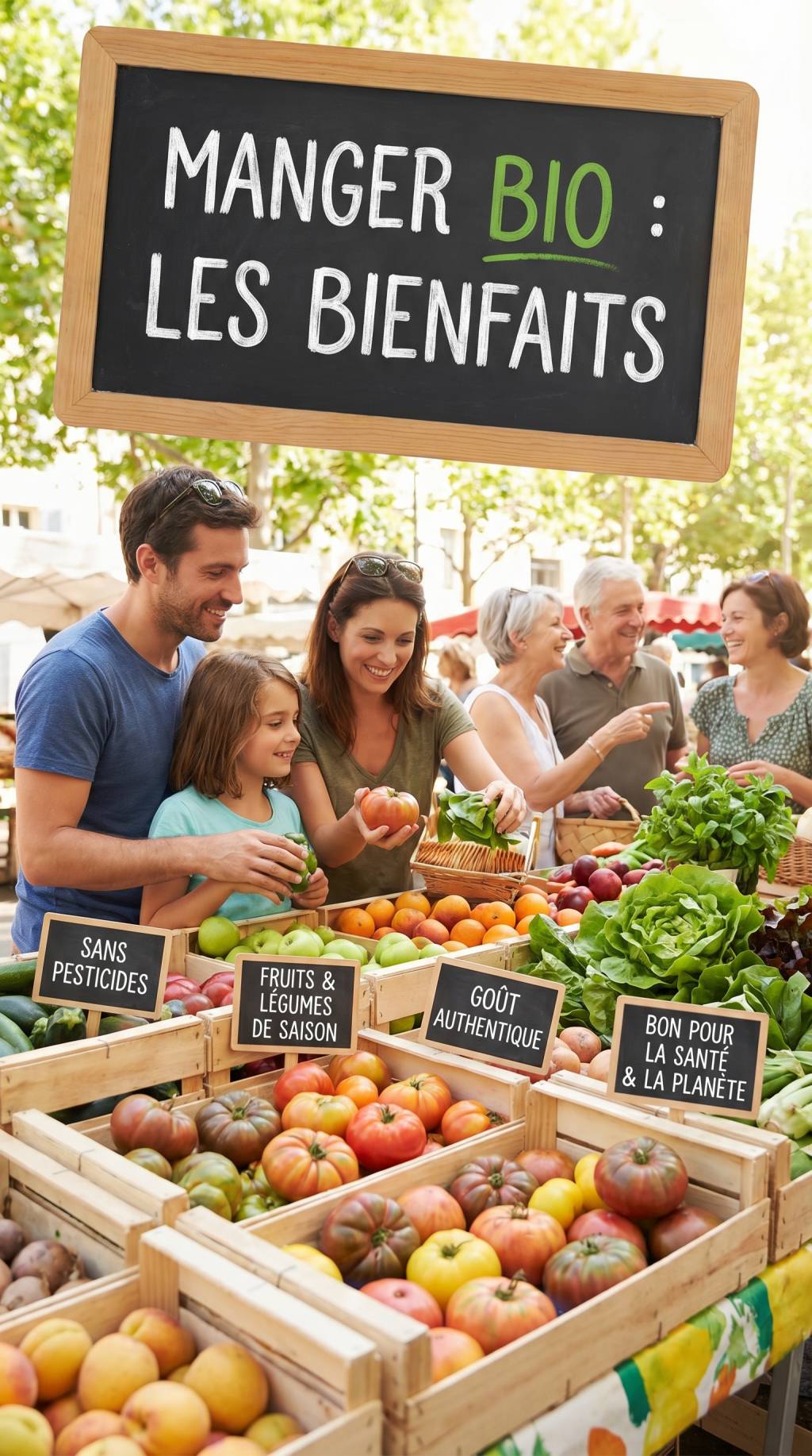 Manger bio : les bienfaits