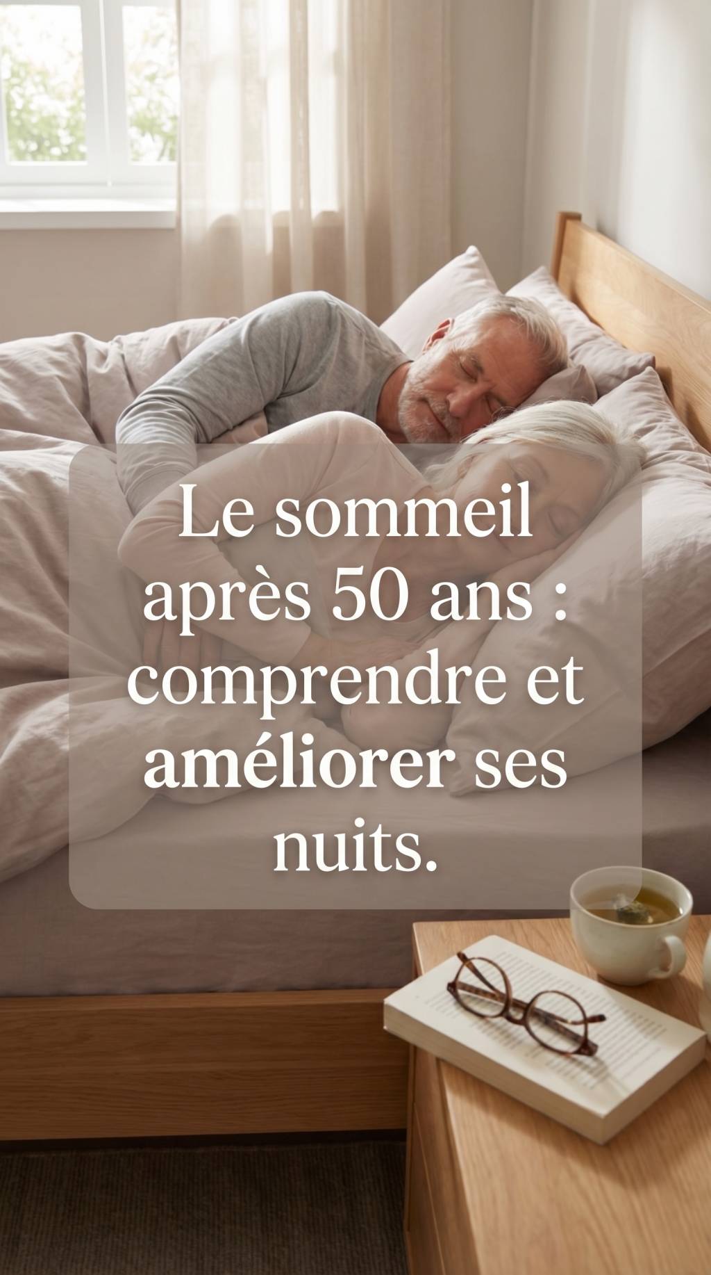 Le sommeil après 50 ans : comprendre et améliorer ses nuits