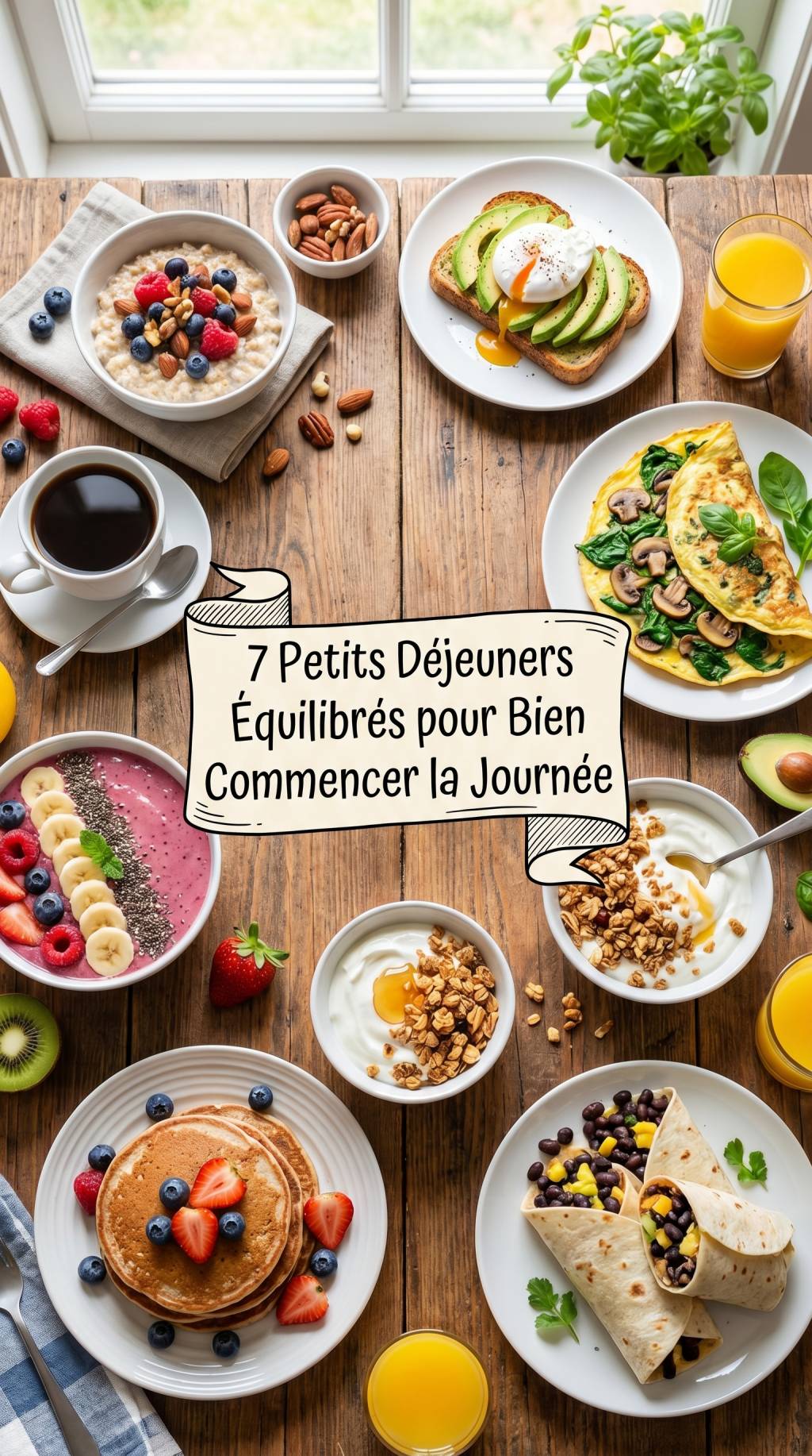 7 petit-déjeuner équilibré pour bien commencer la journée